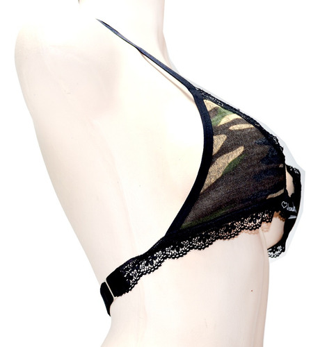 Bralette Talla Ajustable Cómodo Y Sexy, Fresco Bra002 Camufl