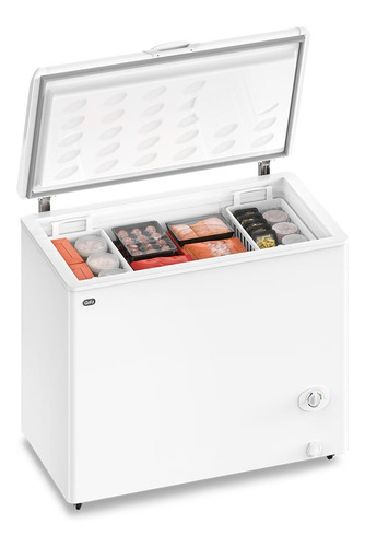 Imagen 2 de 4 de Freezer Horizontal Gafa Blanco Inverter 280lts Fghi300b-l