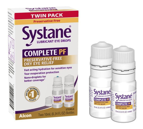 Systane Complete Pf Gotas Para Ojos Secos Multidosis Sin Con