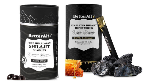 Gomitas/miel De Shilajit Puras Better Alt Porcion De 30 Dias