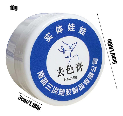 Limpiador De Muñecas Descolorante D Clothing 4001, 10 G