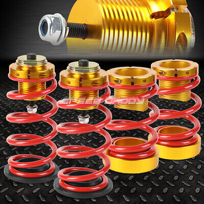 For 06-11 Honda Civic 1-4  Adjustable Red Spring Coilove Oad