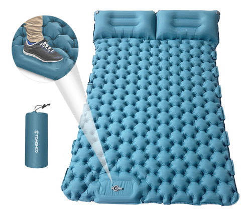 Colchón Inflable Para Acampar, Mochilero, Aire Para Dormir