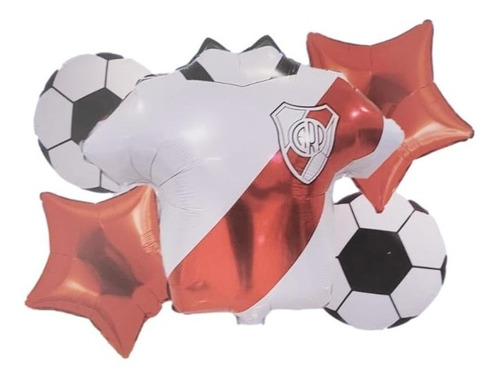 Set Globos X 5 River Plate