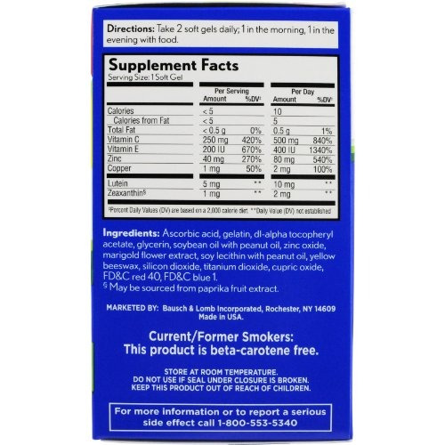 Suplemento Vitamínico Y Mineral, Preservision Areds 2