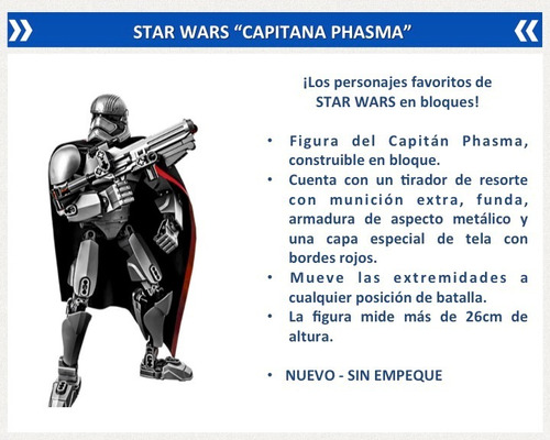 Star Wars Lego Capitan Phasma