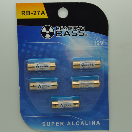 Pila Alcalina Rb-27a Reactive Bass Blister Con 5 Piezas