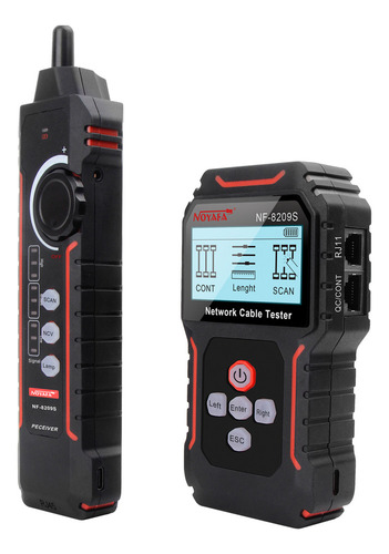 . La Pantalla Lcd Noyafa Nf-8209s Poe Wire Checker Mide La