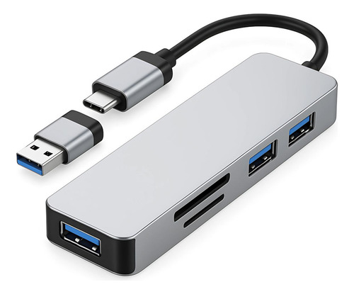 Hub Cabo Usb 3.1 Extensor 5 Portas High Speed Hd Pen Drive