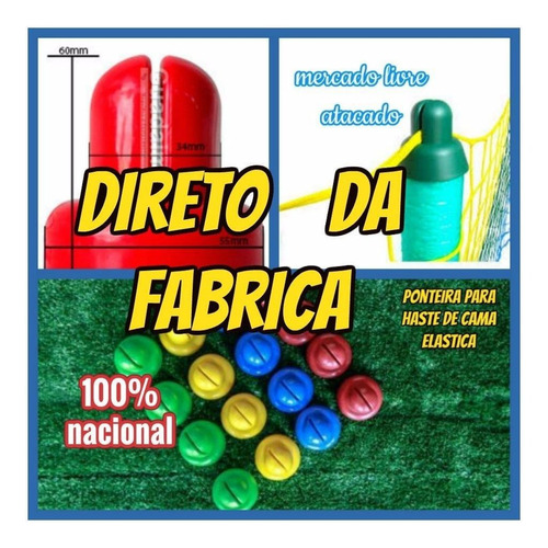 Ponteiras 8+8 Isotubo P/cama Elastica Loja Da Fabrica+brinde