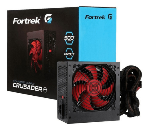 Fonte Fortrek  Crusader Atx 500w