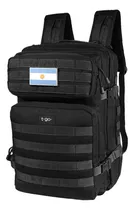 Comprar Mochila T-go-eb336 Táctica Militar45 Litros Reforzada Grande Camping Viaje Mochilero Trekking Ajuste Pectoral Y Abdominal Con Espacio Para Laptop Color Negro