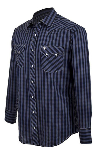 Imagen 2 de 6 de Camisa Vaquera Wrangler Hombre Manga Larga U05