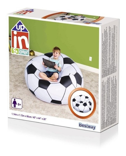 Sillón Inflable Balon De Futball Bestway Modelo 75010