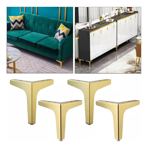 Pies De Metal Para Muebles, Pies, 4 Pulgadas, 6, 13 Cm, Dora