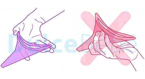 Kit 4 Urinario Orinal Hacer Pipí Parada Mujer Portátil Rosa