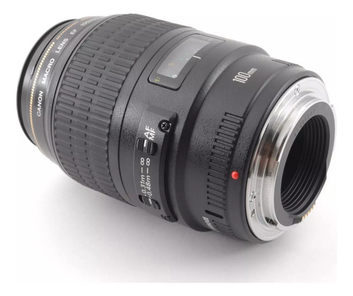 Lente Canon Ef 100mm F/2.8 Macro Usm Canon Ef Negro (Usado)