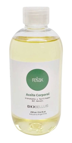 Aceite Para Masajes Corporales Relax X 250 Ml Biobellus