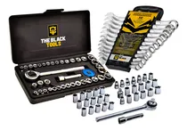 Comprar Kit Jogo De Ferramentas 40 Peças Com Soquetes E Kit Chave Combinada 6 A 22mm 12 Peças The Black Tools
