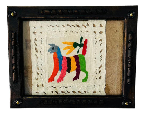 1 Cuadro- Tamaño Carta- De 33 Cm X 27 Cm- Madera- Artesanal