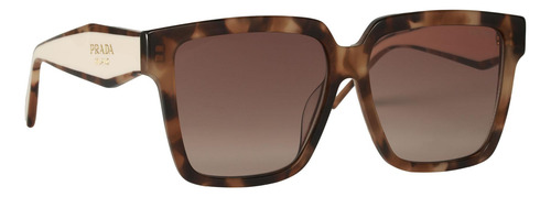 Prada Spr 24z 07r-0a6 Square Shape Caramel Tortoise (Usado)