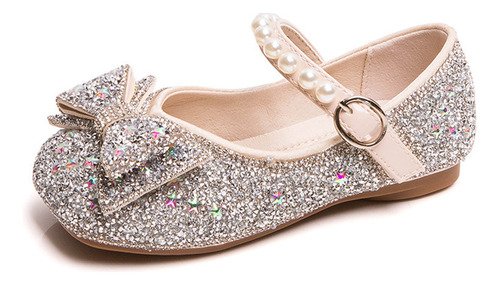 Zapatos Princesa Para Niñas Pantuflas Cristal Suela Blanda