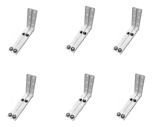 Kit 6 Suportes Ar Condicionado Split 7000 A 12000 Btus 40cm