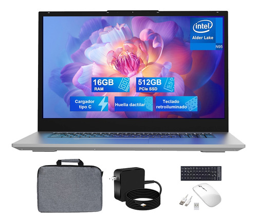 15.6inch Laptop Intel Celeron N95 16gb Ram 512gb Ssd