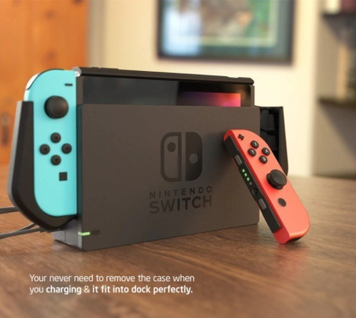 Imagen 2 de 5 de Forro O Funda Para Nintendo Switch Encaja En La Consola