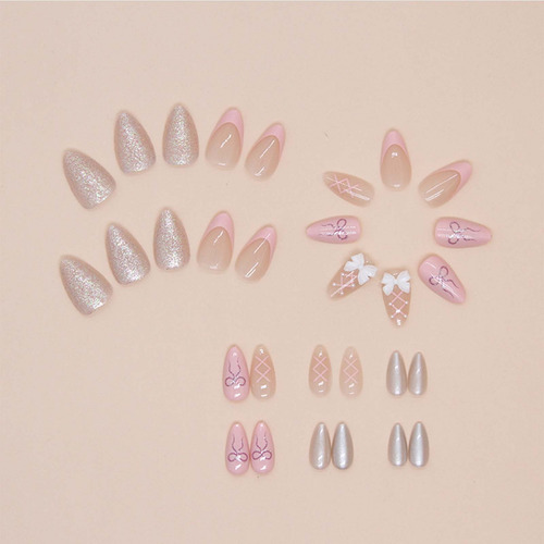 Colorete En Polvo Para Uñas En Forma De T, Estilo Blanco, 1
