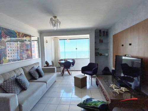 Imagem 1 de 14 de Apartamento Mobiliado Com 2 Quartos E Vista Mar, No Edifício Caravelle Residence - Código: Ap5910