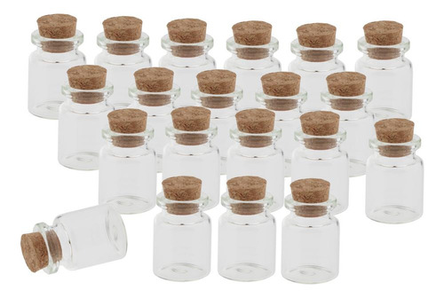 Frascos Pequeños Para Botellas, 20 Unidades, Tapón De Corcho