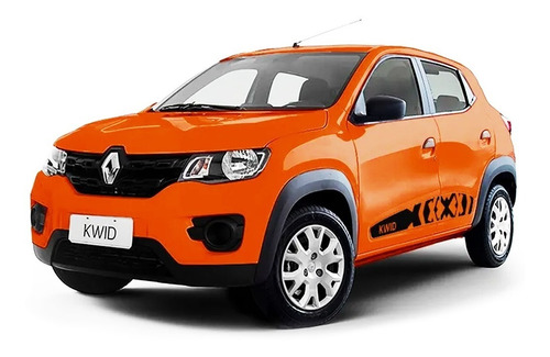 Vinilo Auto Renault Kwid Lateral Tuning Franja Falda Ploteo