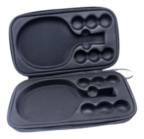 Bolsa De Tenis De Mesa Funda Para Palas Gris Con 2 Bandejas
