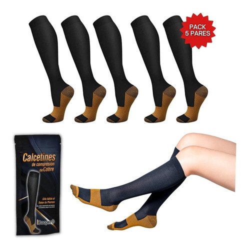 Calcetines De Compresión Pack De 5 Pares 