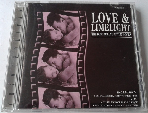 Love & Limelight The Best Of Love At The Movies Cd Raro V 2