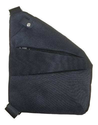 Imagen 3 de 5 de Mochila Antirrobo Cruzada Viaje Oculta Delgada Morral Hombre