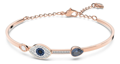 Pulsera De Cristal Azul Swarovski Symbolica Evil Eye