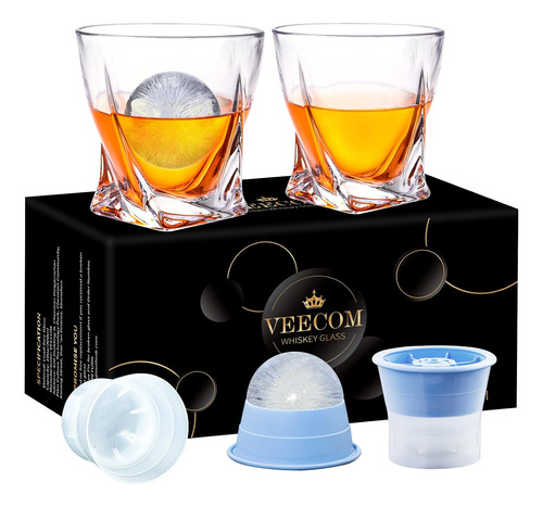 Vaso De Whisky Veecom Whiskey Rocks, Vasos De Whisky Retorci