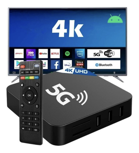 Tv Box 4k Smart Tv - Programado C/ Magis