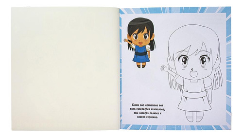 Manga Chibi Para Colorir: Doce, De Brijbasi Art Press Ltd. Editorial Brasileitura, Capa Mole, Edição 1 Em Português, 2025