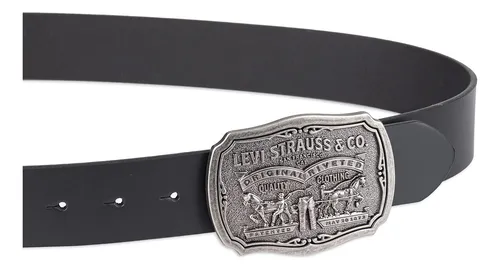 Cinturón Levi's De Piel Envejecida Con Hebilla Para Hombre,