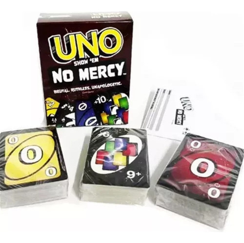 A Juego De Cartas Uno No Mercy For Niños