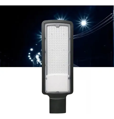 Luminária Publica 400w Led Slim Smd 6500k Poste Cor da carcaça Preto Cor da luz