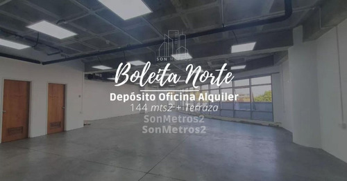 Planta Industrial Oficina Deposito En Alquiler Boleita Norte 144 Mts2 Sonmetros2 B-9qnx 2204