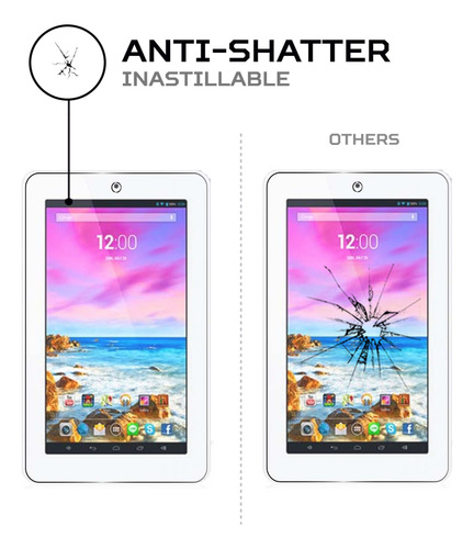 Protector Mica Pantalla Para Tablet Spc Glow 7