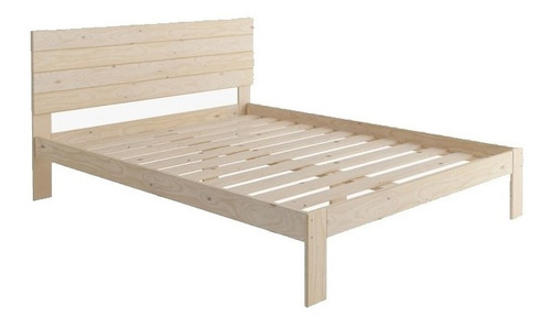 Imagen 4 de 5 de Cama Semidoble 120 Cm Madera 100% Maciza De Pino Ref: Testa