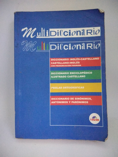 Multidiccionario. Inglés - Castellano. Ed Visor