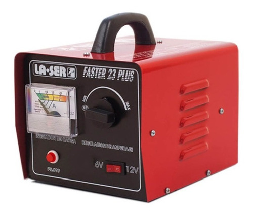 Cargador De Baterias Auto 6v 12v 20amp Amperimetro Laser Reg