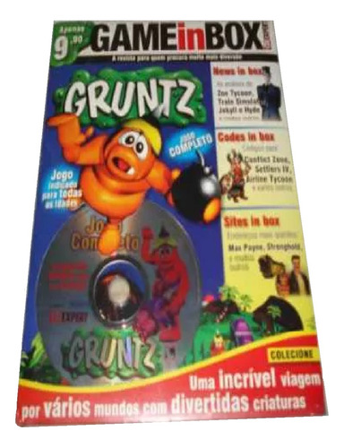 Revista Cd Expert Game Gruntz